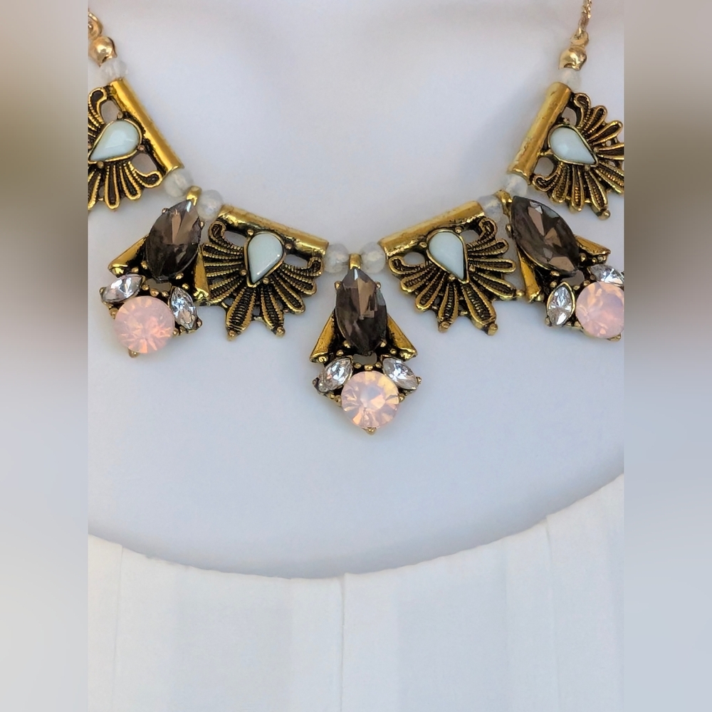 LC by Liz Claiborne Gold-Tone Sunburst Statement Necklace